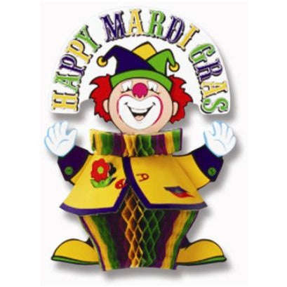 11-Inch Mardi Gras Centerpiece, 1 Count
