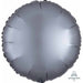 18-Inch Graphite Satin Luxe Round Foil Balloon