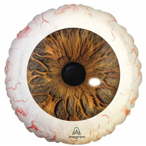 Creepy Eyeballs 18-Inch Round Foil Halloween Balloon