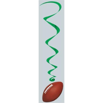 FOOTBALL WHIRLS (5/PKG) 3'4"