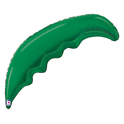 Emerald Green Palm Frond Foil Balloon, 33 Inch