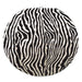 ZEBRA PRINT LANTERN BK & WT 9½" 3/PKG