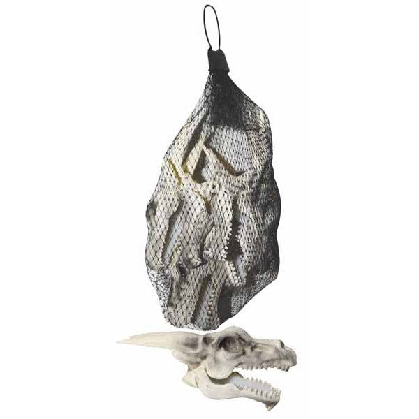 Bag of Dragon Skulls Halloween Decorations