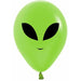 ALIEN FACE NEON GRN 5" SEMPERTEX 50/BG