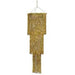 Gold 3-Tier Shimmering Chandelier, 4 ft