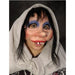 Mrs. Bashfool Latex Half Mask with Scarf and Hair