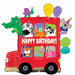 Party Bus Birthday 28" Shaped Foil Balloon