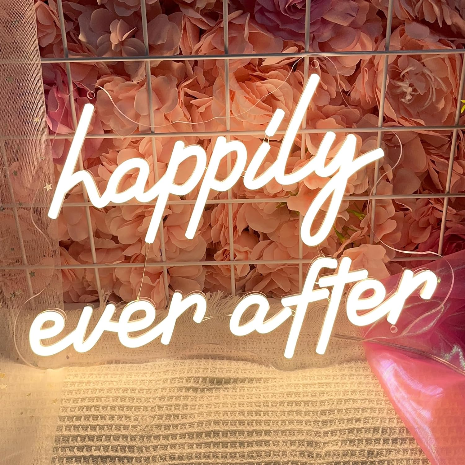 Custom LED Happily Ever After Neon Sign