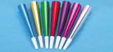 8" FOIL HORN ASSORTE D COLORS 144/BX