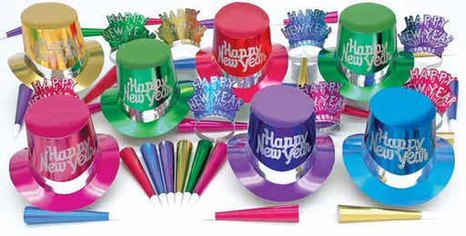 Elegant New Year's Eve Party Kit for 50 Guests