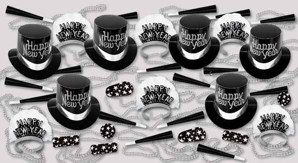 Grand New Year's Eve Party Kit for 50 Guests