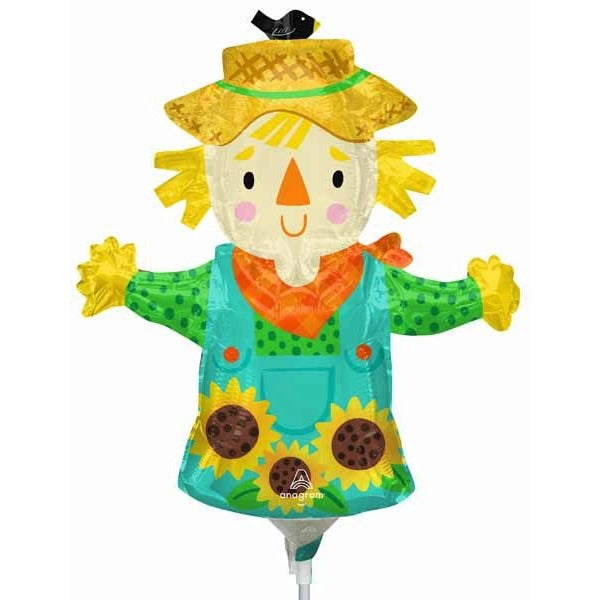 Fall Scarecrow Mini Shape Foil Balloon