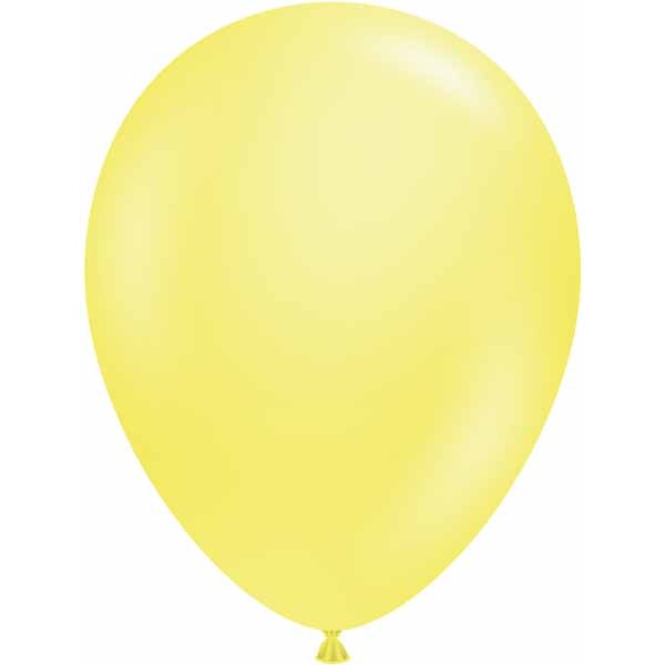 TUFTEX 11-Inch Pearl Yellow Latex Balloons, 100 Count