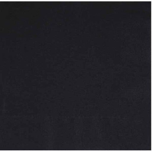 Black 2-Ply Beverage Napkins, 100 Pack