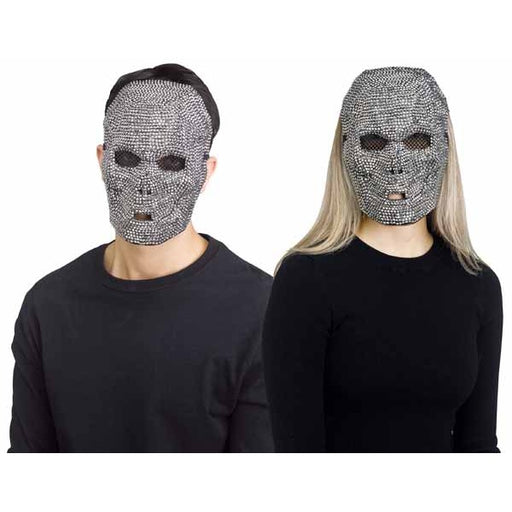 Masque de crâne pour adulte Gunpowder Bling