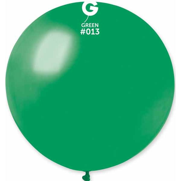 Gemar 31" Green #013 Latex Balloon, 1 Count
