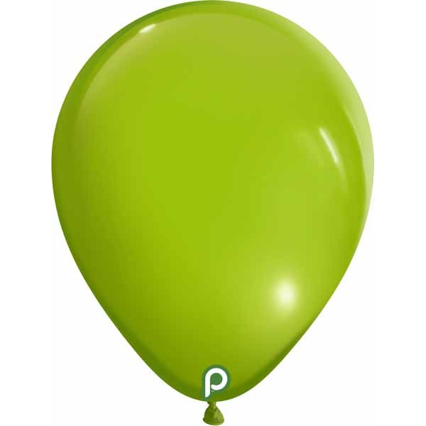 Prima Chartreuse 11-Inch Round Latex Balloons, 100 Count