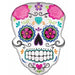 Sugar Skull 24-Inch Shaped Foil Balloon