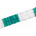 Teal & White Tissue Leaf Garland, 12 ft