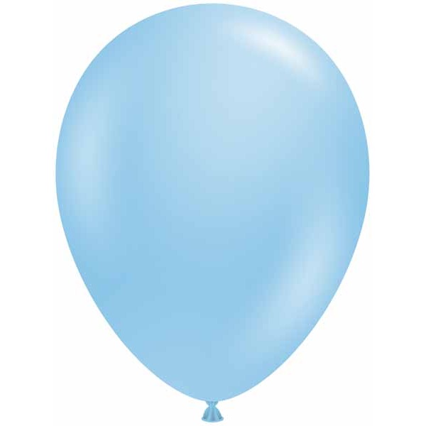 TUFTEX 17-Inch Baby Blue Latex Balloons, 50 Count