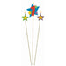 Number 1 Star Candle Stick Set, 3 Pieces