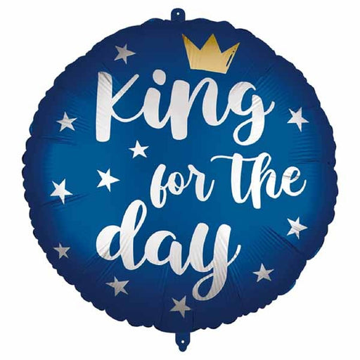 King for a Day 18-Inch Foil Birthday Balloon