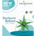 DecoChamp Green Starburst Foil Balloon, 40 Inch