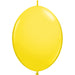 Qualatex Yellow 12-Inch QuickLink Latex Balloons, 50 Count
