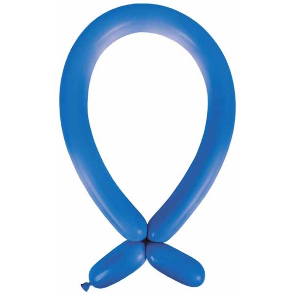 Anagram Ocean Blue 260 Latex Modelling Balloons, 100 Count