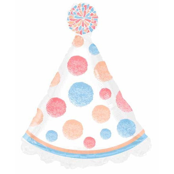 TUFTEX 24-Inch Party Hat Foil Balloon