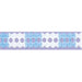 Light Blue & White Tissue Arcade Garland, 12 ft