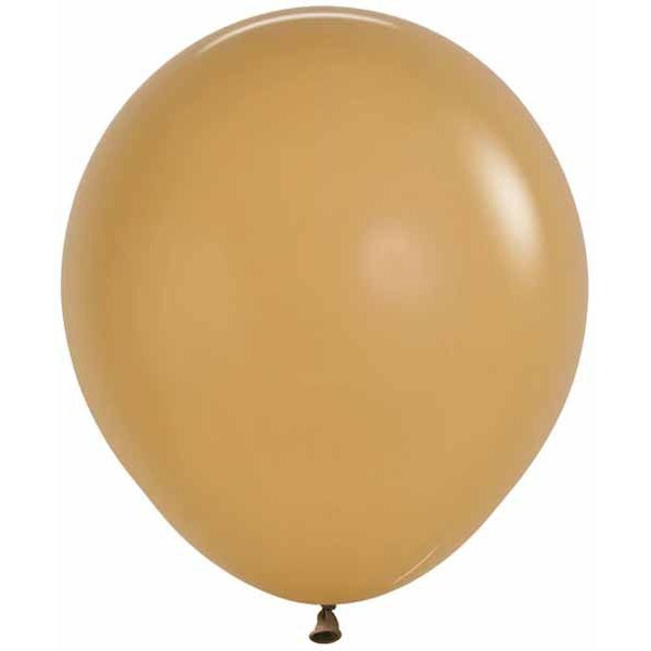 Sempertex Latte 18-Inch Latex Balloons, 25 Pack