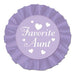 Favorite Aunt Satin Button