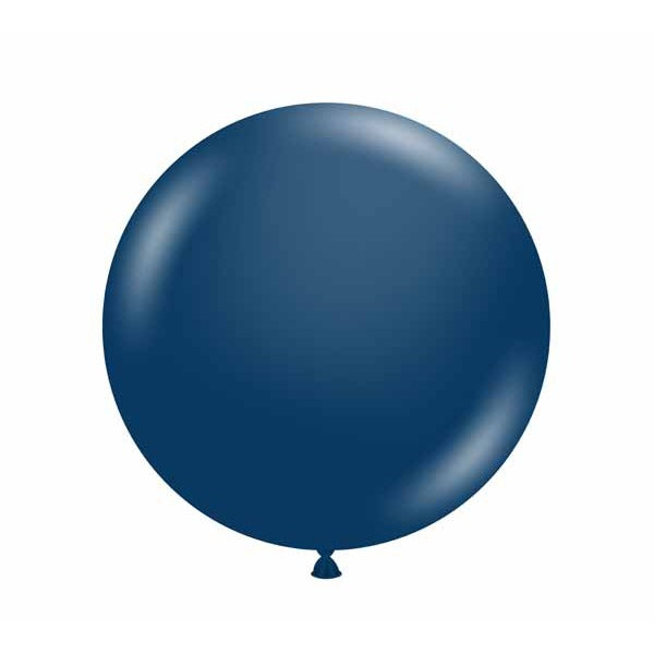 TUFTEX Naval Navy Blue 36-Inch Latex Balloons, 2 Pack