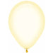 Crystal Pastel Yellow 11-Inch Latex Balloons, 100 Count
