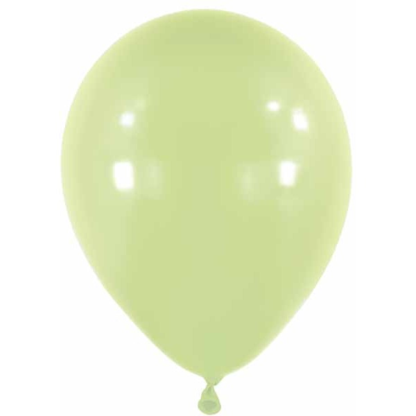Anagram 11 Inch Sage Latex Balloons, 100 Count