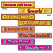 Disco Street Sign Cutouts, 4 Count