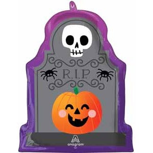 Fun Spooky Tombstone 18" Halloween Foil Balloon