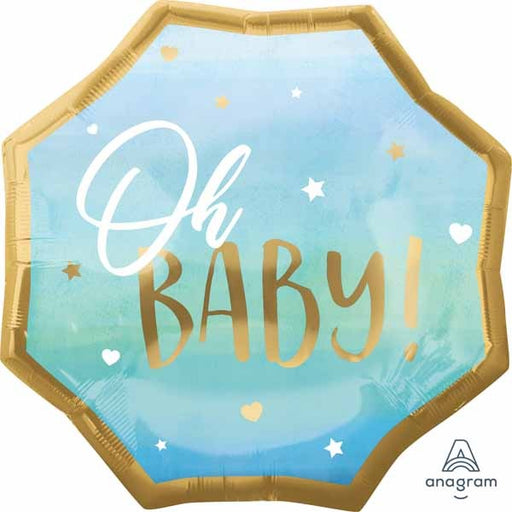 Blue Baby Boy 22-Inch Jumbo Foil Balloon