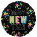 New Year Glow 18-Inch Round Foil Balloon