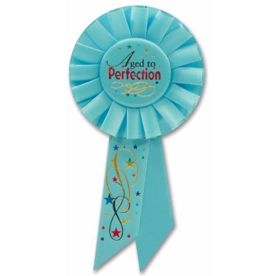 Aged to Perfection Birthday Rosette