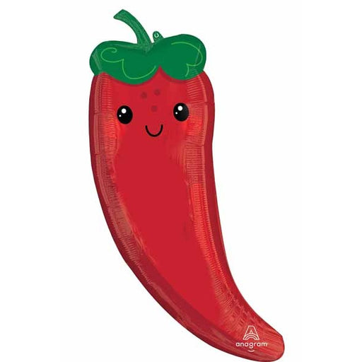Food Friends Pepper 36-Inch Shaped Foil Balloon
