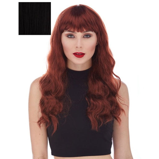 Sepia Kitty Wig in Off Black #1B