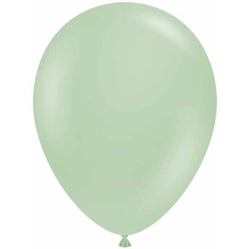 TUFTEX 11-Inch Pearl Meadow Green Latex Balloons, 100 Count