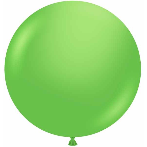 TUFTEX 24-Inch Lime Green Latex Balloons, 25 Count