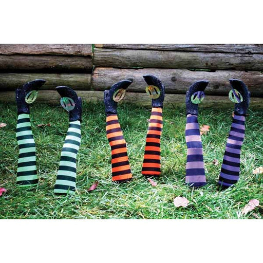 Witch Leg Grave Breakers Halloween Decor, Assorted Colors