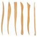 6-Piece Wooden Sculpting Tool Set