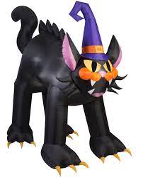 Animated Scary Cat Inflatable - 8.5 Feet