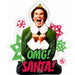 Elf OMG Santa! 28-Inch Shaped Foil Balloon