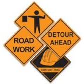 16-Inch Construction Sign Cutouts, 4-Pack